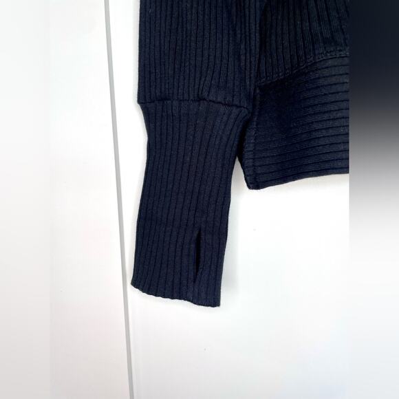 Terez Rib Drop Shoulder Sweatshirt Sz Medium - Picture 2 of 9